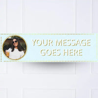 Blue Pastel Perfection Personalised Party Banner Yes Personalised Banner