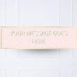 Pink Pastel Perfection Personalised Party Banner