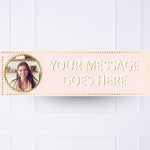 Pink Pastel Perfection Personalised Party Banner