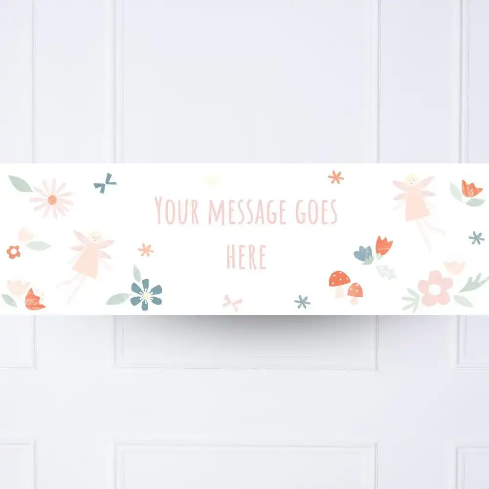 I Believe In Fairies Personalised Party Banner No Personalised Banner