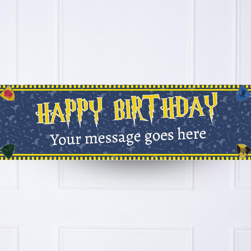 Wizard Magic Personalised Party Banner