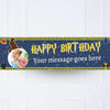 Wizard Magic Personalised Party Banner Yes No Personalised Banner