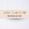 Rose Gold Hen Party Personalised Party Banner No Personalised Banner