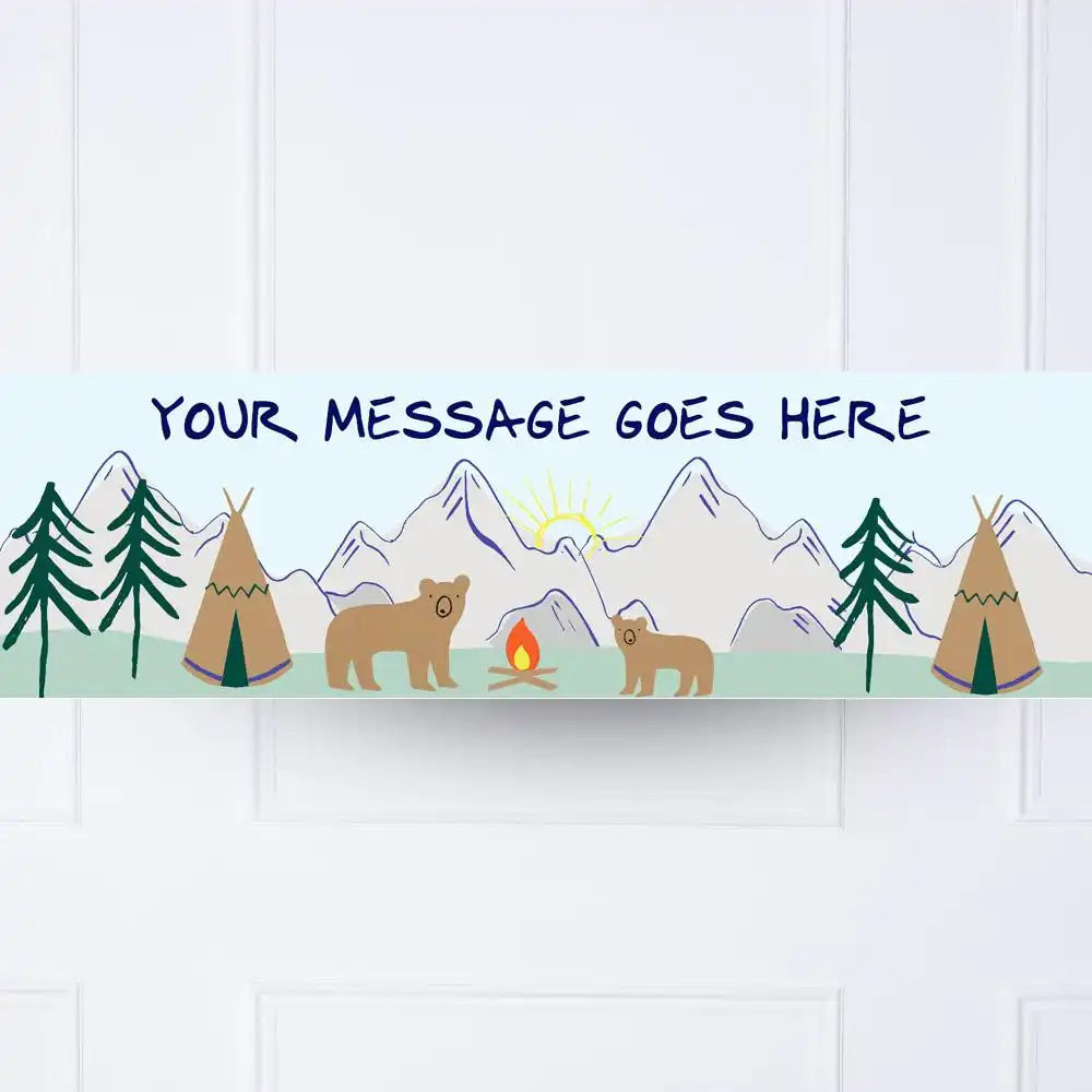 Lets Explore Personalised Party Banner No Personalised Banner