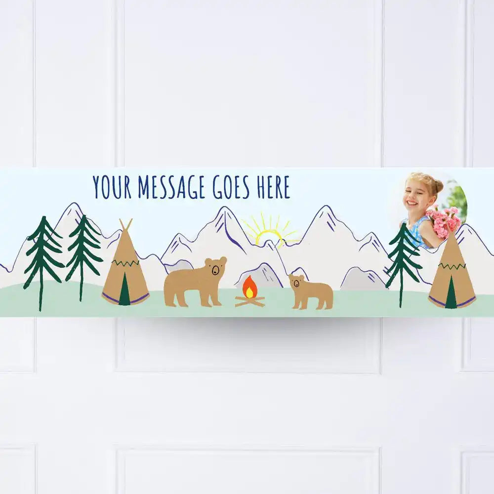 Lets Explore Personalised Party Banner Yes Personalised Banner