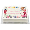 Personalised Photo Cake - Tea Party Photo & Message Personalised Cake