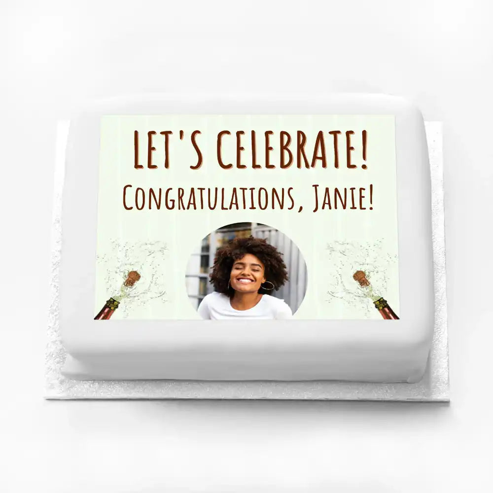 Personalised Photo Cake - Celebration Personalised Cake