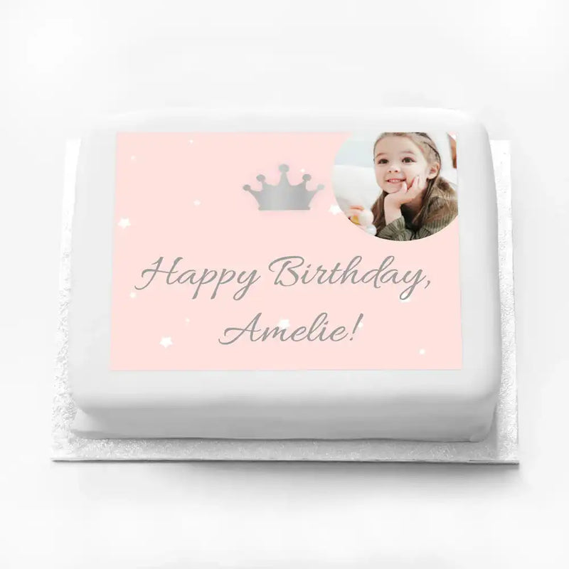 Personalised Photo Cake - Princess Perfection Personalised Cake