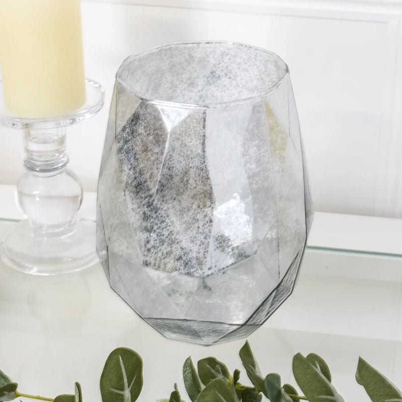 Lustre Tea Light Holder Silver General Party
