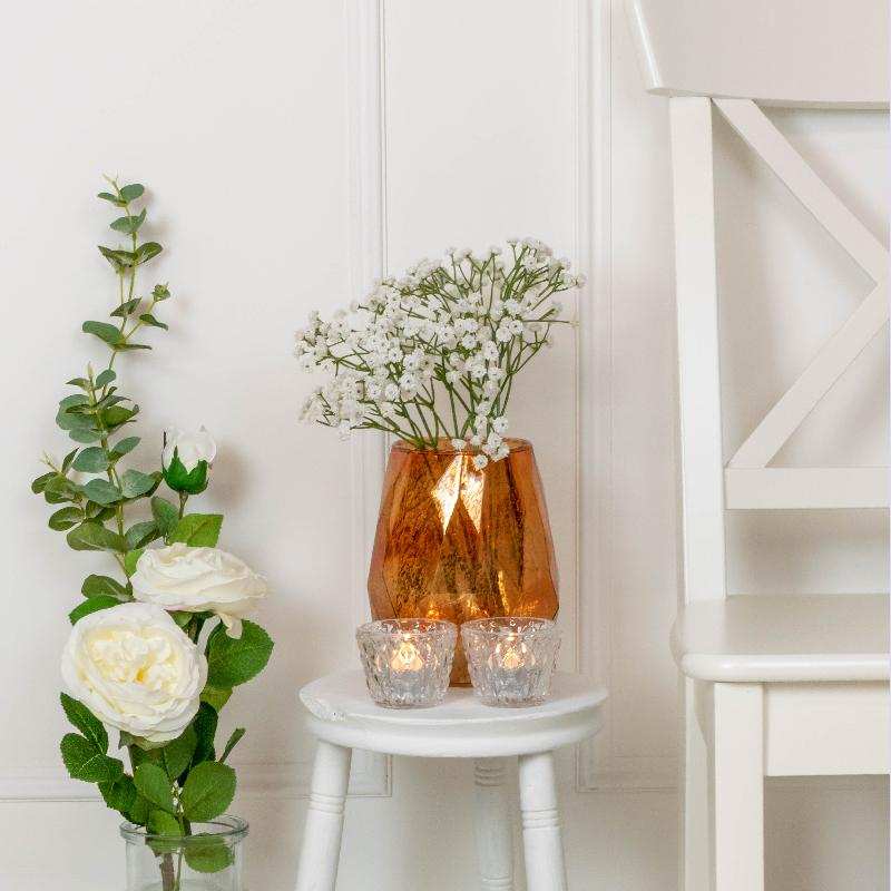 Lustre Tea Light Holder Copper Party Pieces