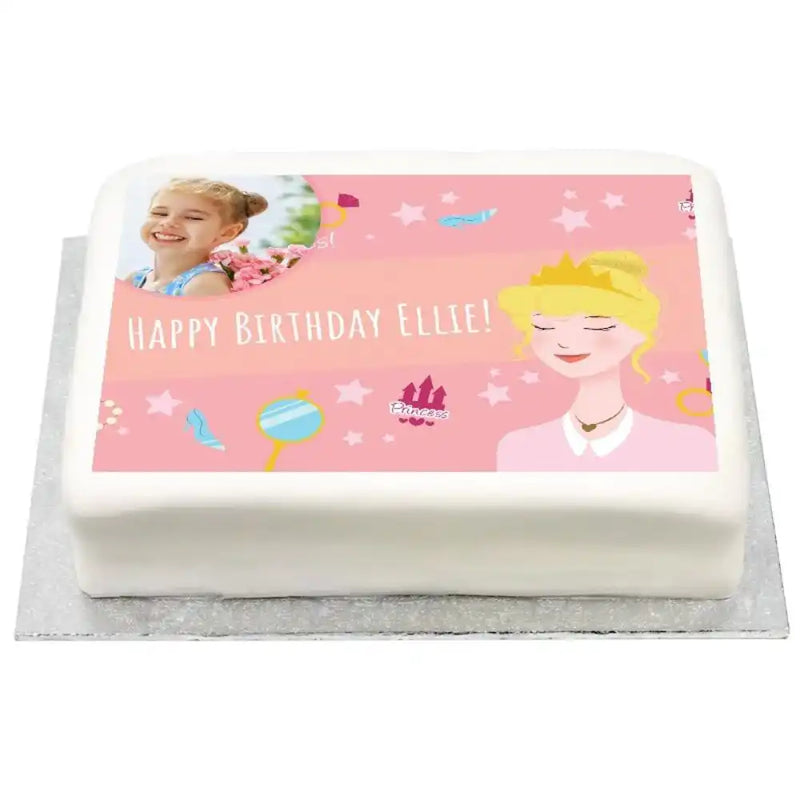 Personalised Photo Cake - Princess Yes Personalised Cake