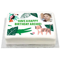 Personalised Photo Cake - Go Wild Yes Personalised Cake