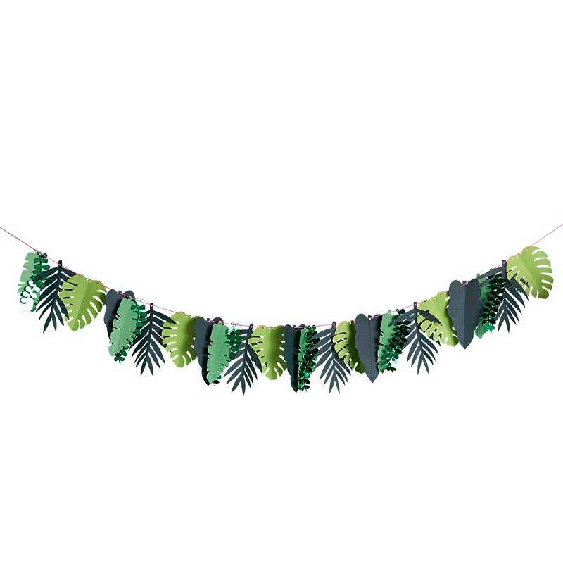 Tropical Party - Leafy Party Garland Summer