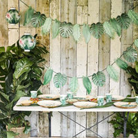 Tropical Palm - Leaf Garland Summer