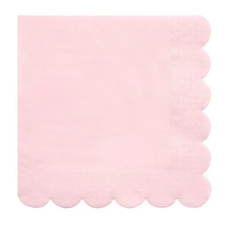 Multicolor Scalloped Edge Party Napkins (x20) General Party