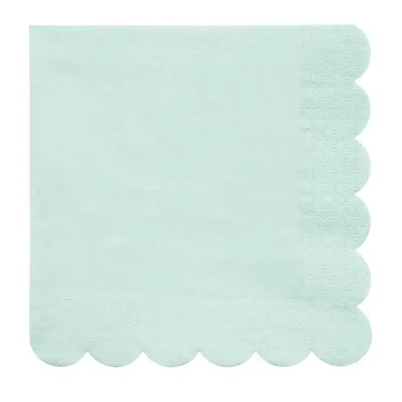 Multicolor Scalloped Edge Party Napkins (x20) General Party