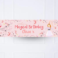 Princess Magic Personalised Party Banner No Personalised Banner