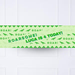 Let's Roar Personalised Party Banner