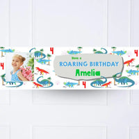 Party Dino Personalised Birthday Banner Yes Personalised Banner