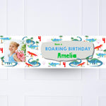 Party Dino Personalised Birthday Banner