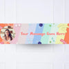 Colour Wheel Personalised Party Banner Yes Personalised Banner