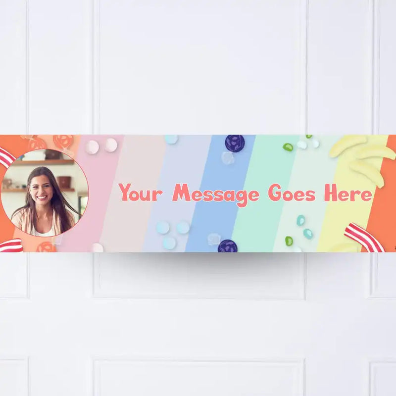 Colour Wheel Personalised Party Banner Yes Personalised Banner