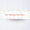 Rainbow Bright Personalised Party Banner Personalised Banner