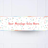 Rainbow Bright Personalised Party Banner Personalised Banner