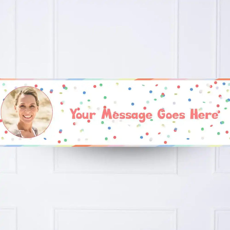 Rainbow Bright Personalised Party Banner Personalised Banner