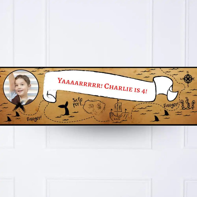 Pirate Party Personalised Party Banner Yes Personalised Banner