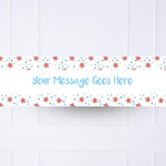 Blue Twinkle Personalised Party Banner