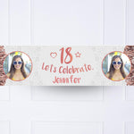 Rose Gold 18th Personalised Party Banner