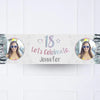 Iridescent 18th Personalised Party Banner Yes None Personalised Banner