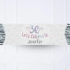 Iridescent 30th Personalised Party Banner No Personalised Banner