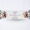 Iridescent 30th Personalised Party Banner Yes Personalised Banner