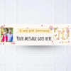 Gold Anniversary Personalised Party Banner Yes Personalised Banner