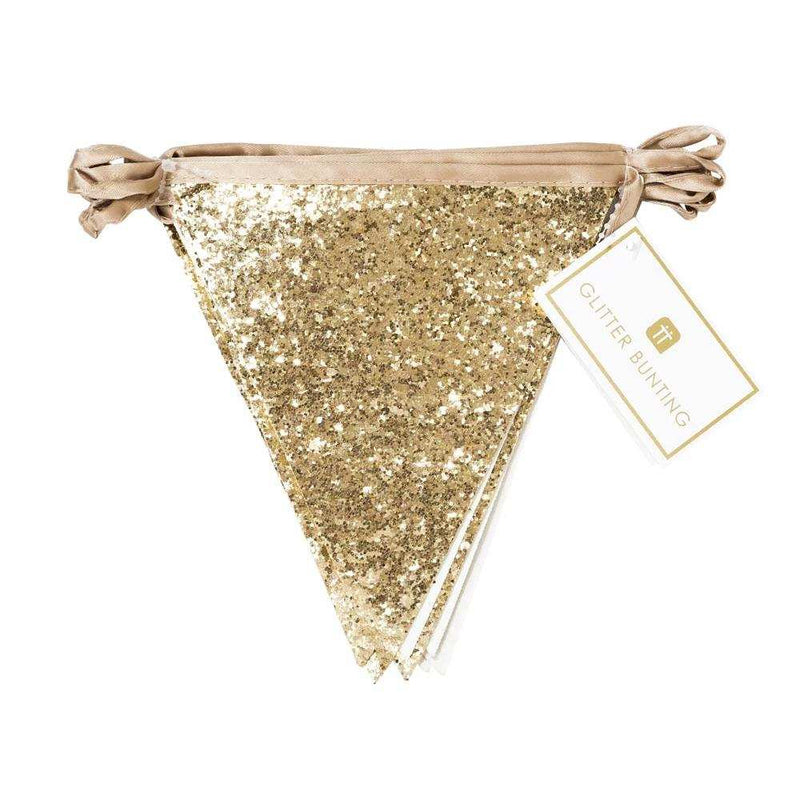 Luxe Gold Glitter Bunting (3m) Party Pieces