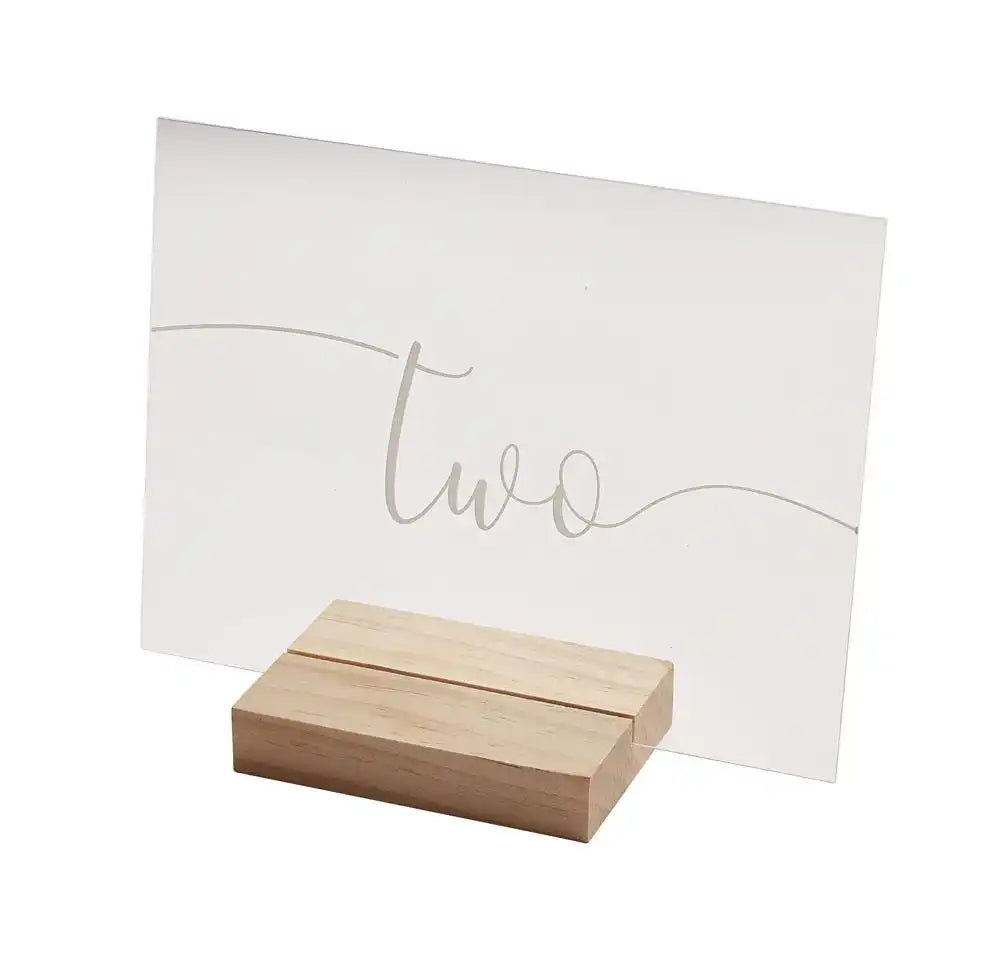 Botanical Table Numbers (x12) Wedding