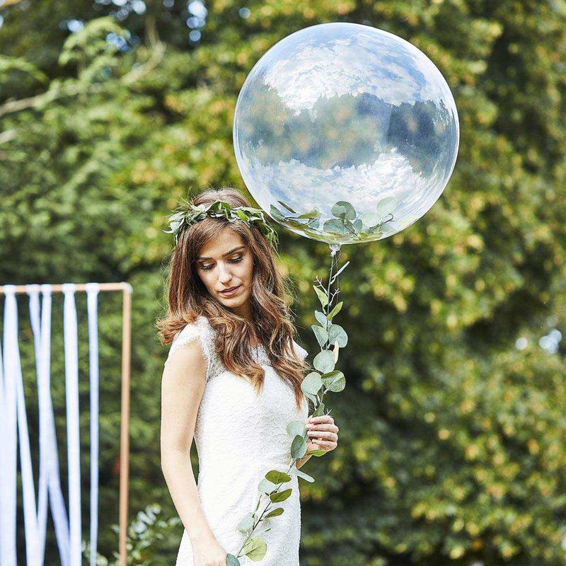 Botanical Orb Balloon with Vine Foliage General Party