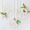 Botanical Wooden Hoop Backdrop (x3) General Party