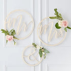 Botanical Wooden Hoop Backdrop (x3)