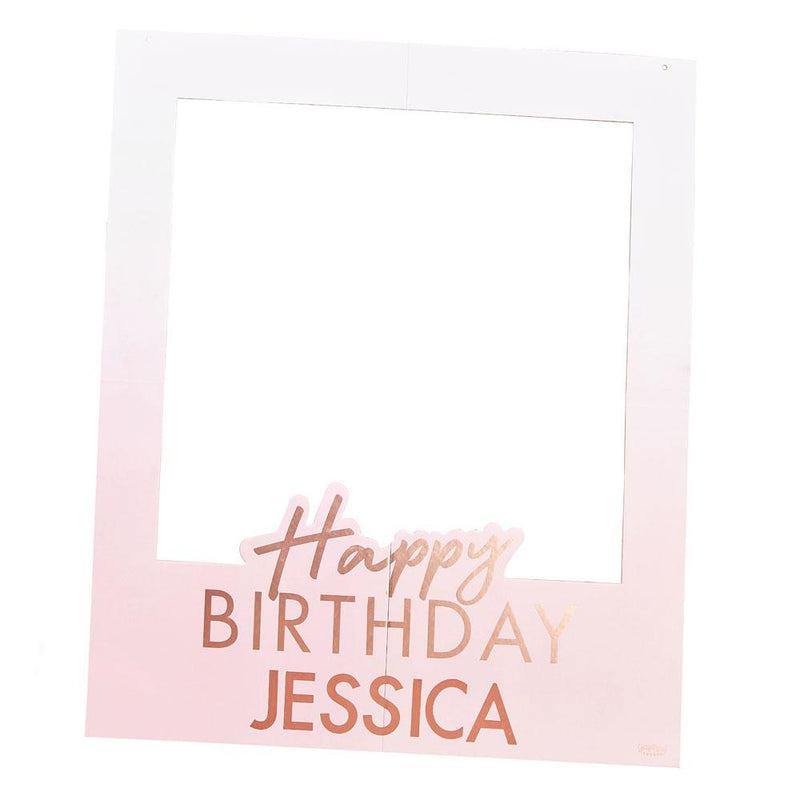 Personalised Happy Birthday Polaroid Frame Kit