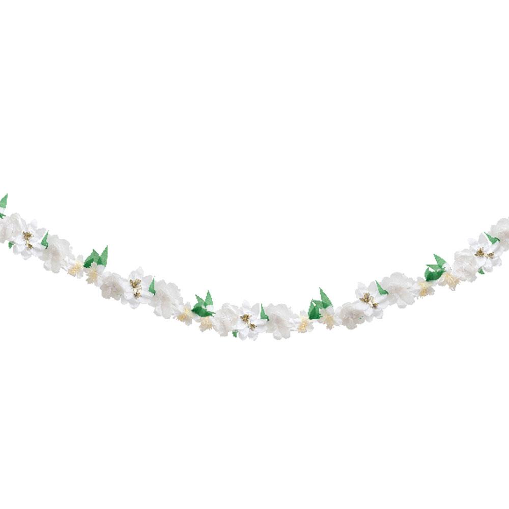 White Blossom Garland Summer