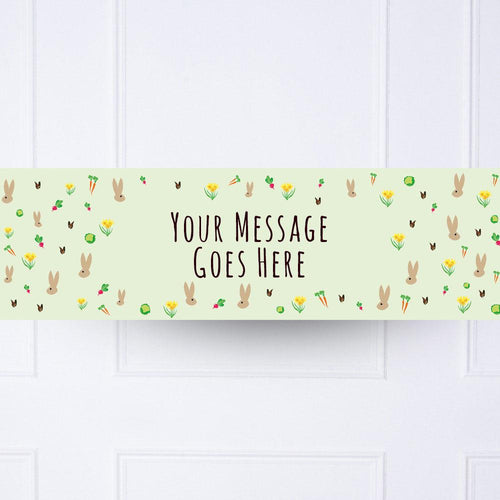 Little Bunnies Personalised Party Banner