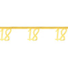 18th Birthday Gold Bunting Milestone