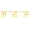 30th Birthday Gold Bunting Milestone
