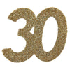 30th Birthday Oversized Glitter Confetti (x6) Milestone