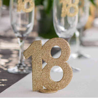 18th Birthday Glitter Table Decoration Milestone