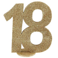 18th Birthday Glitter Table Decoration Milestone
