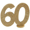 60th Birthday Glitter Table Decoration Milestone